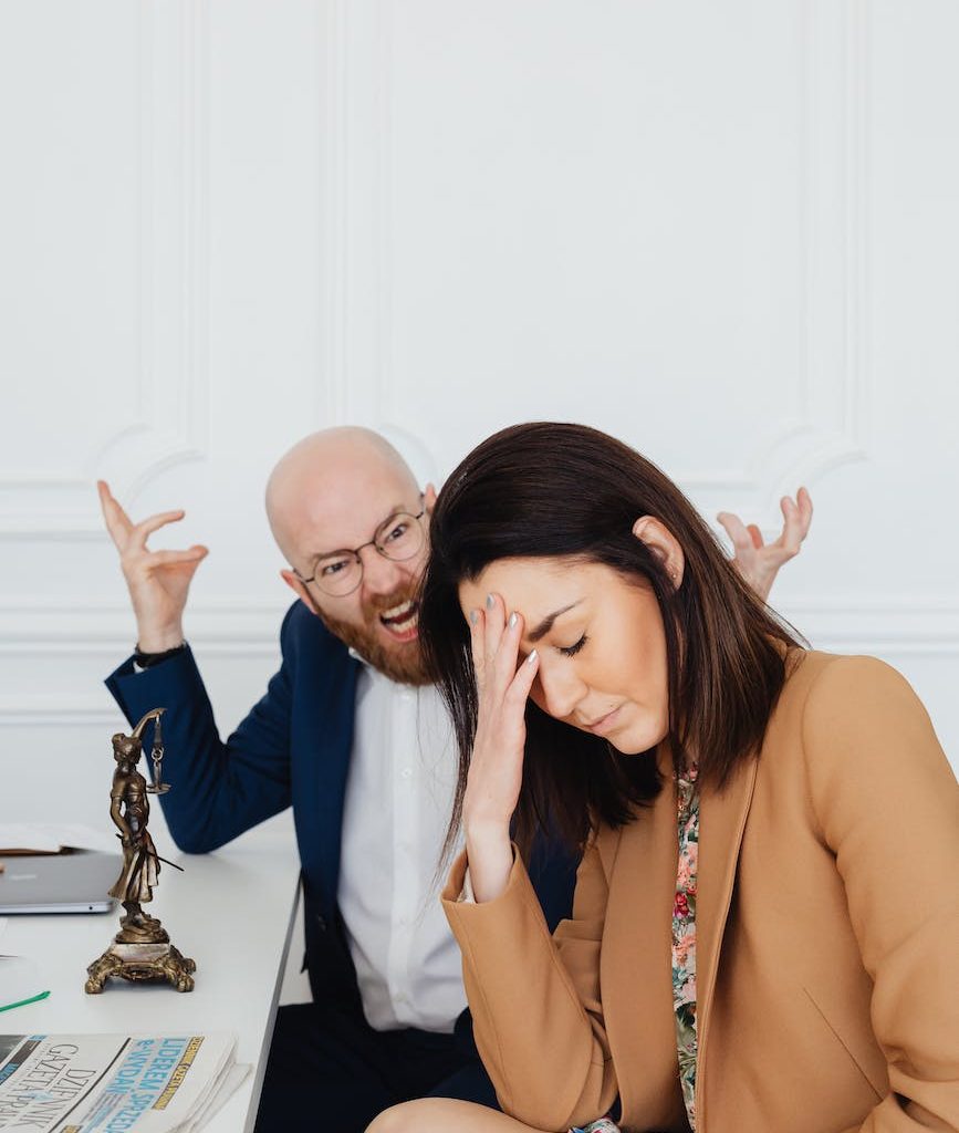 a couple facing marital problems